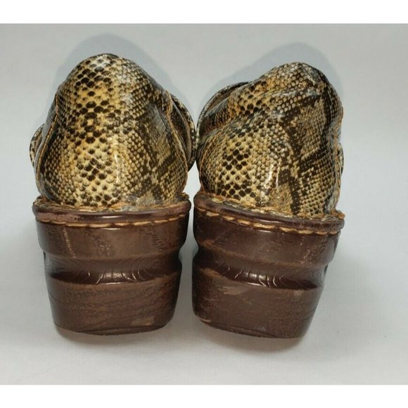 Born b.o.c Womens 7.5 M Snake Print Clog Loafer Slip On Shoes - Picture 5 of 9